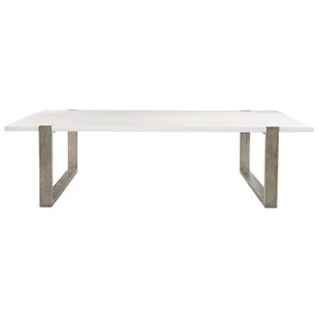 Contemporary Two-Tone Dining Table